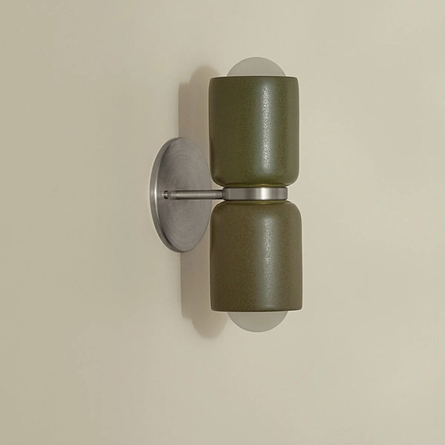 Terra 2 Wall Olive & Brushed Nickel